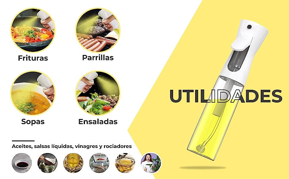 Pulverizador de aceite para cocina