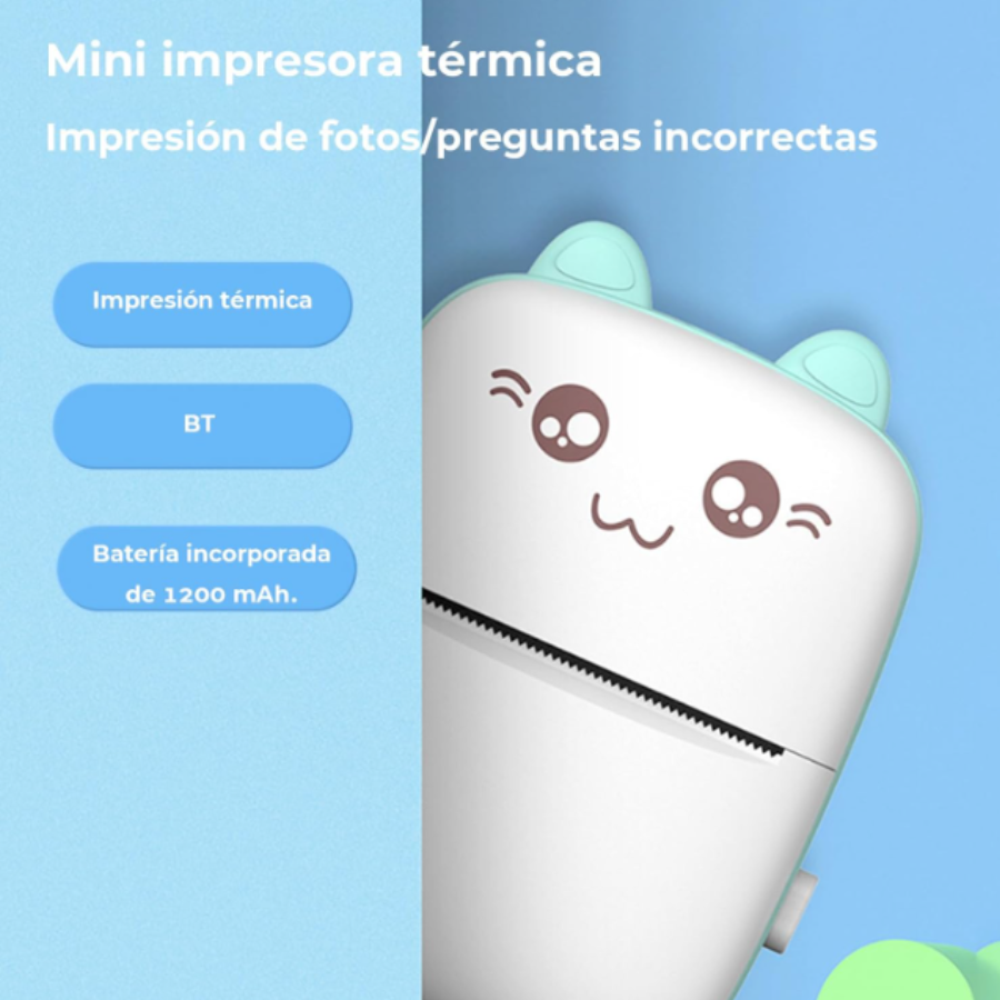 Mini impresora térmica portatil